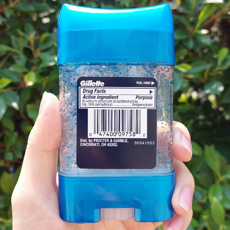 รีวิว Gillette® Power Beads AntiPerspirant Deodorant Clear Gel Cool