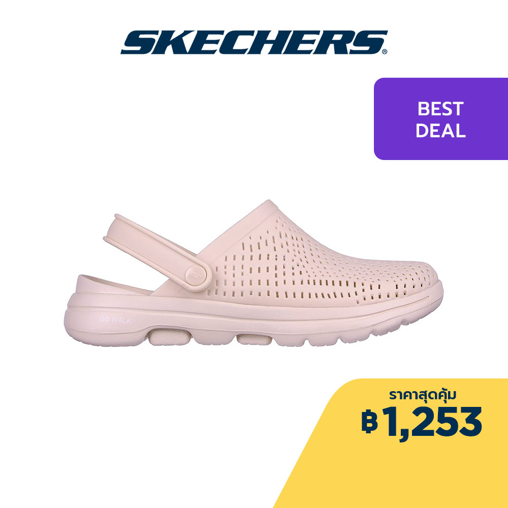 สเก็ตเชอร์ส รองเท้าผู้หญิง รองเท้าผ้าใบ Women Foamies GOwalk 5