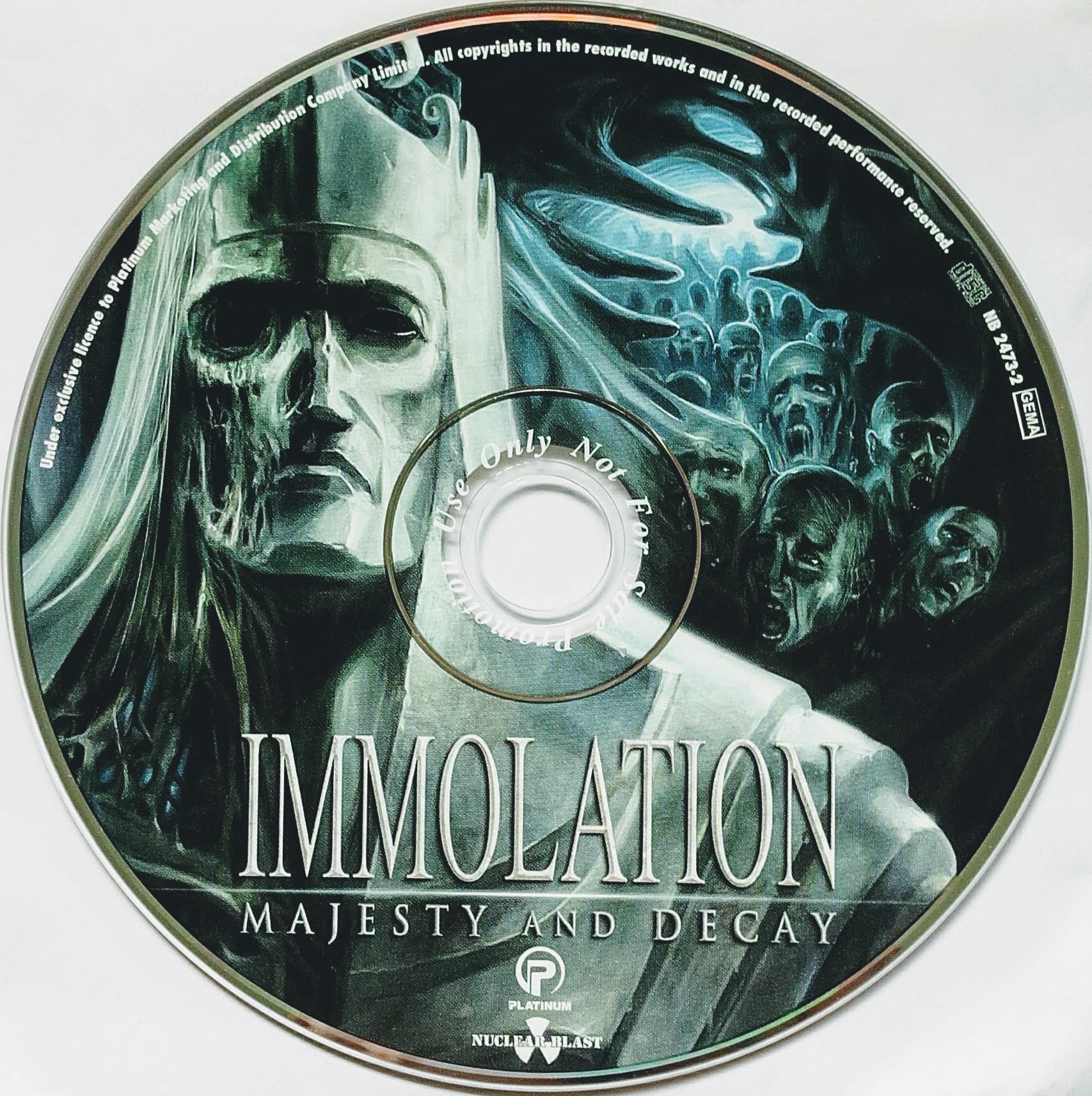 CD (Promotion) Immolation - Majesty And Decay (CD Only)