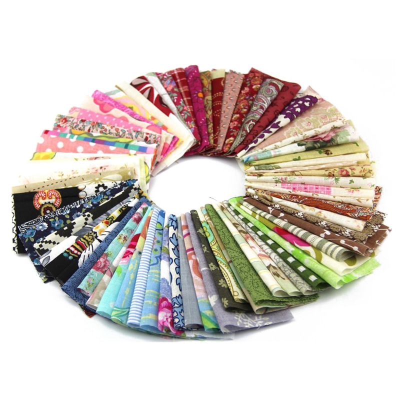 30pcs Floral Printed Cotton Fabric for Sewing Cloth Bedding Patchwork 50x5cm