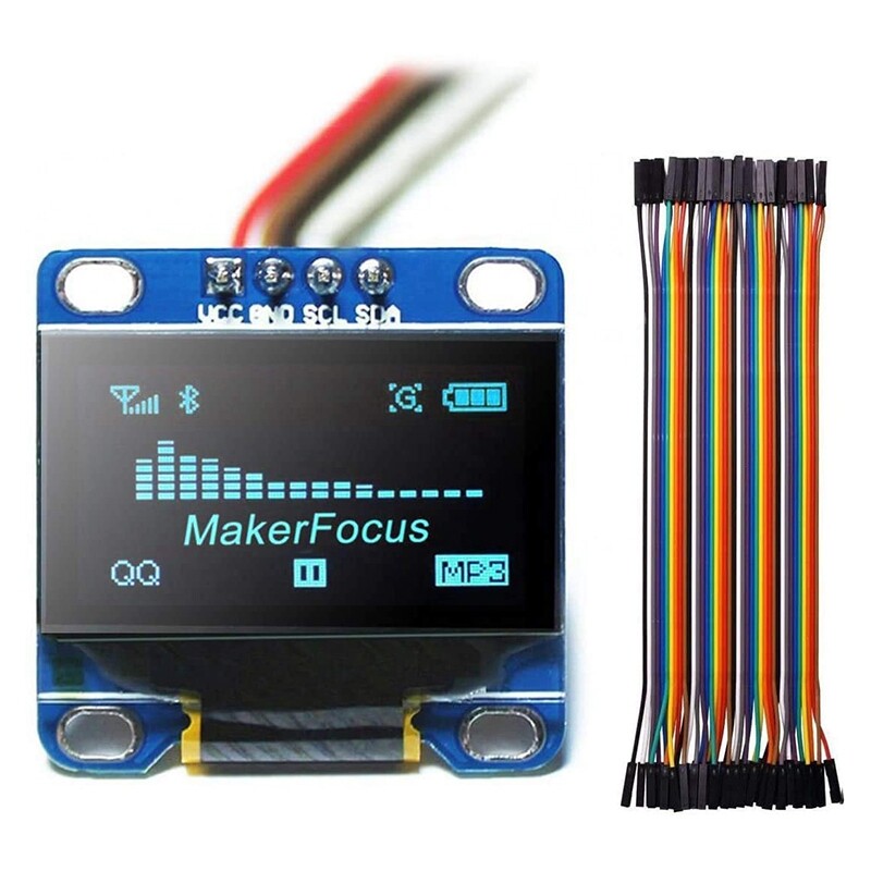 I2c oled display 0 96 inch iic serial lcd led module ssd1306 128 64 for
