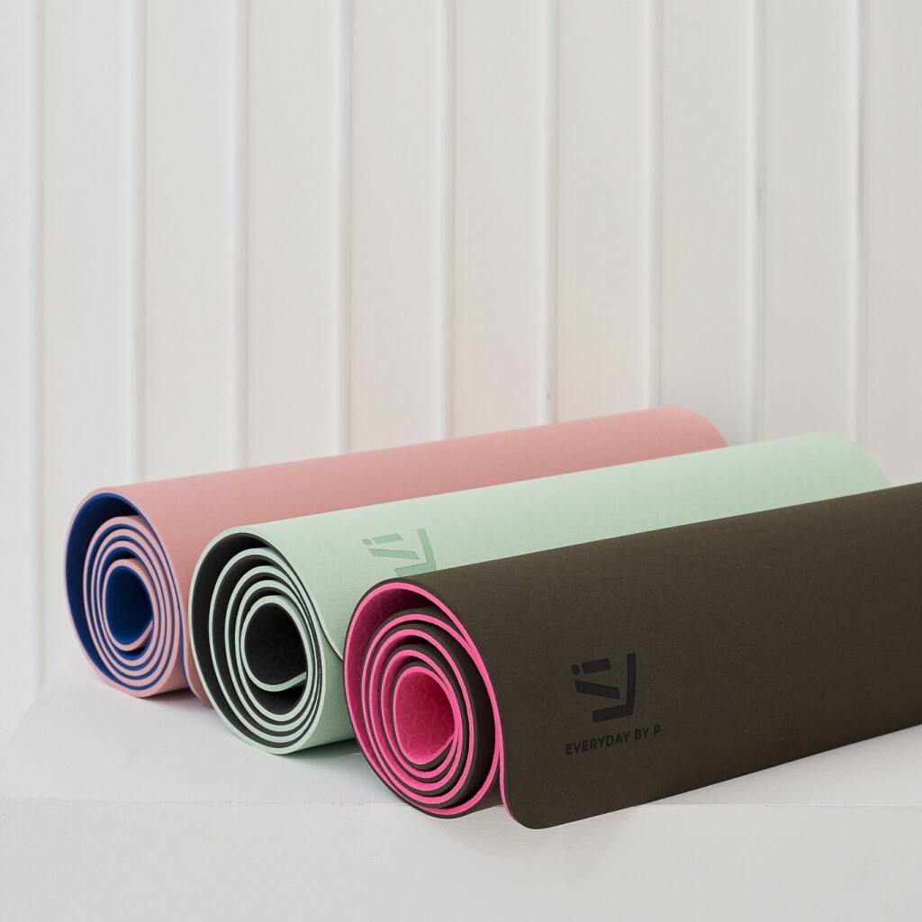 Everyday By P Yoga mat Black/Pink