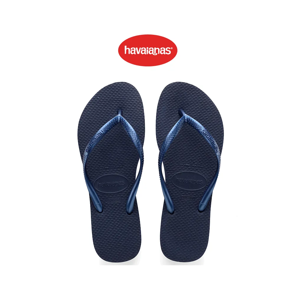 HAVAIANAS รองเท้าแตะผู้หญิง SLIM PREP CX FECHADA NAVY BLUE สีน้ำเงินเข้ม รองเท้าแตะ รองเท้าผู้หญิง รองเท้าแตะผู้หญิง