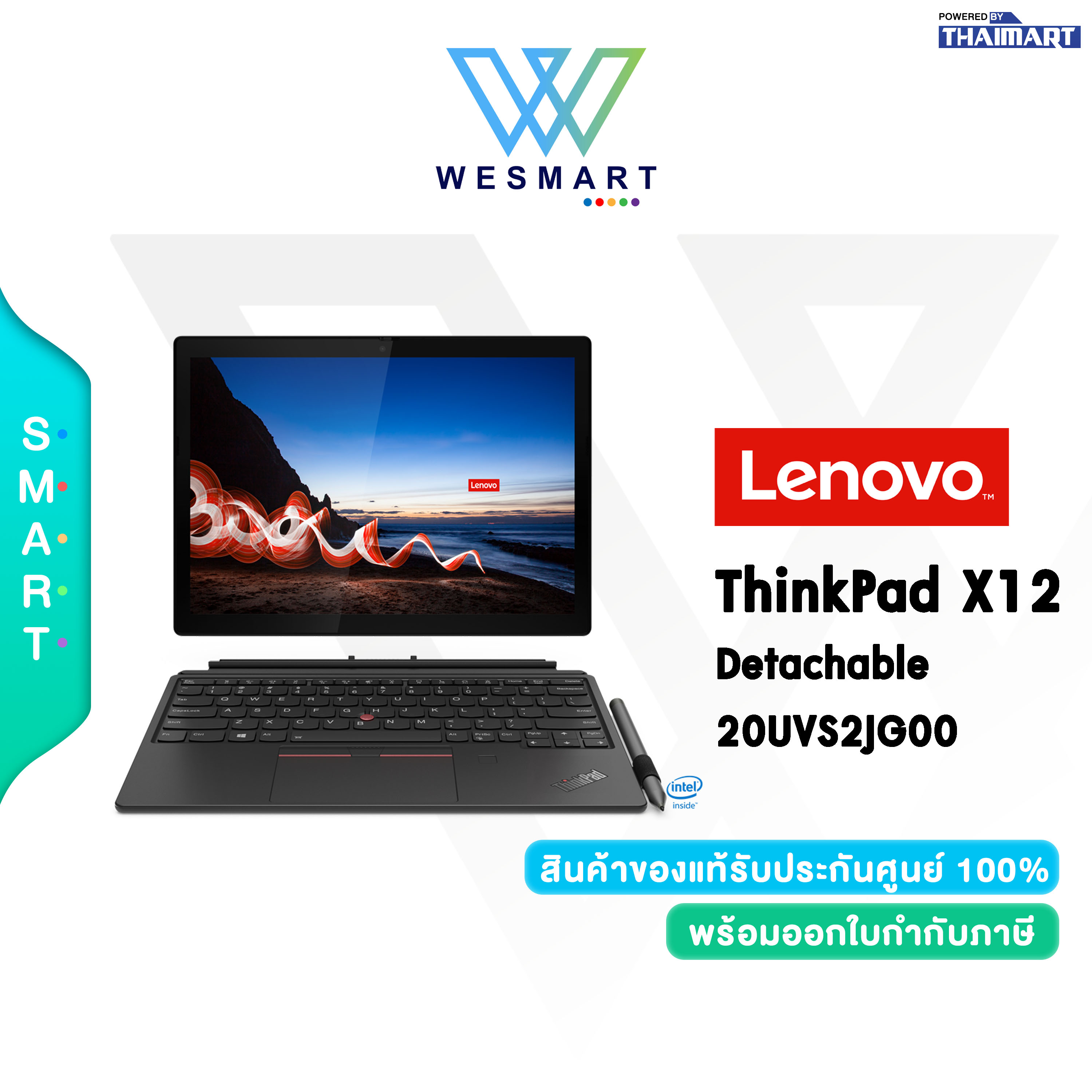 0%) Lenovo ThinkPad X12 Detachable (20UVS2JG00) : Core i5-1130G7 