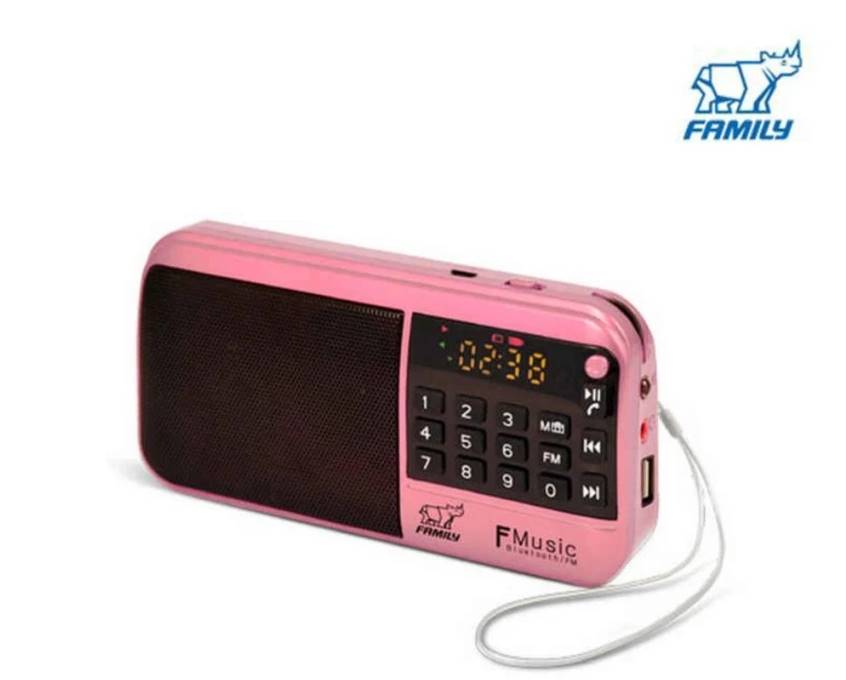 FAMILY F-MUSIC BOX FM1 ส่วนลดเพิ่มพิวิทยุพกพา/กล่องเพลงเอนกประสงค์ 1500 เพลง มีระบบ Bluetooth เชื่อมต่อโทรศัพท์มือถือได้