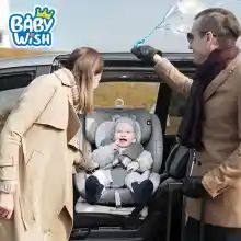 ภาพขนาดย่อของภาพหน้าปกสินค้าCar Seat คาร์ซี0-12ปีเปรับเอนนอนได้เยอะที่สุดถึง 4ระดับ หมุนได้360องศา ติดตั้งได้ทั้งแบบ Belt และ Isofix จากร้าน Baby wish บน Lazada ภาพที่ 2