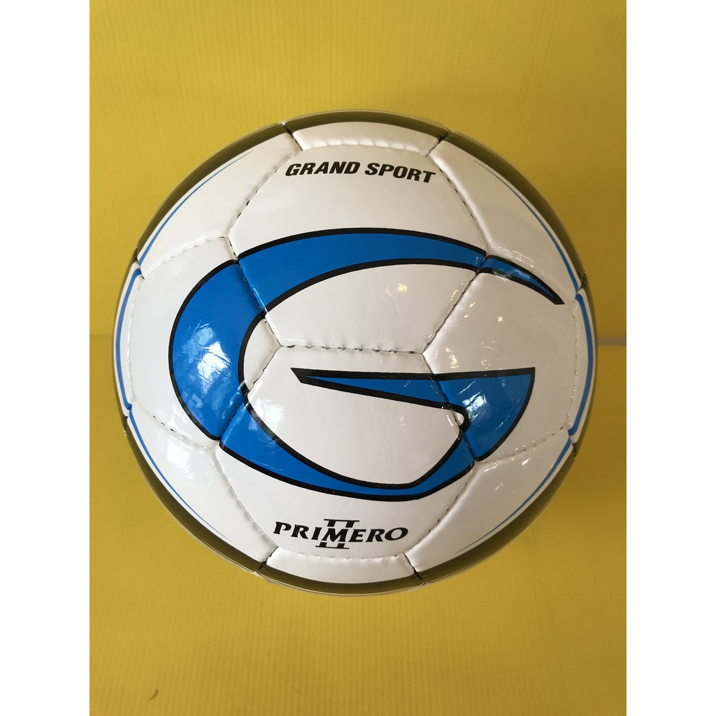 [ของแท้ 100-] ลูกฟุตบอลหนังเย็บมือ ลูกบอล Primero II หนัง PU เบอร์ 5 Grand Sport(แกรนสปอร์ต)