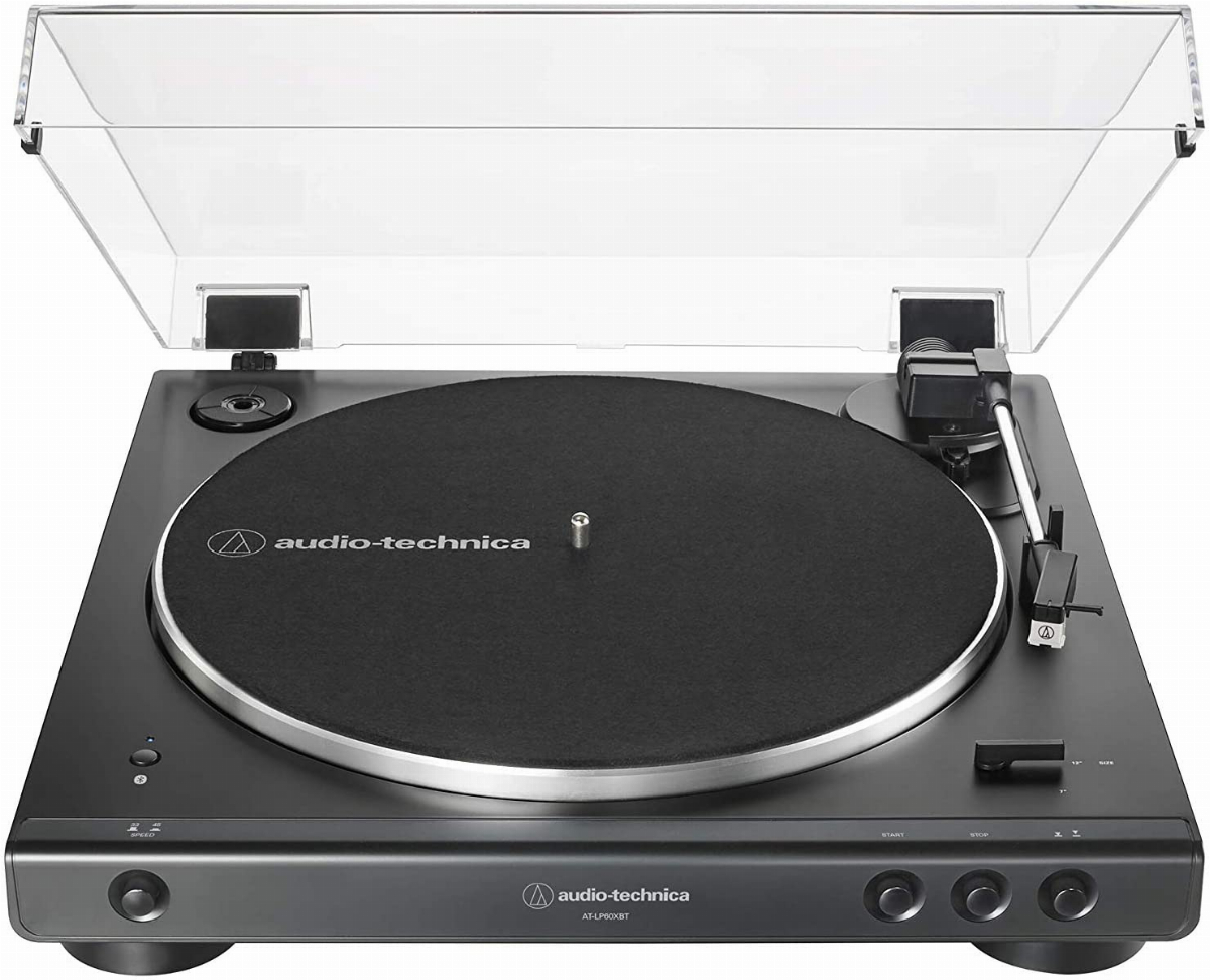 AudioTechnica ATLP60XBTBK Fully Automatic Wireless BeltDrive Turntable (Black) (ATLP60XBTBK