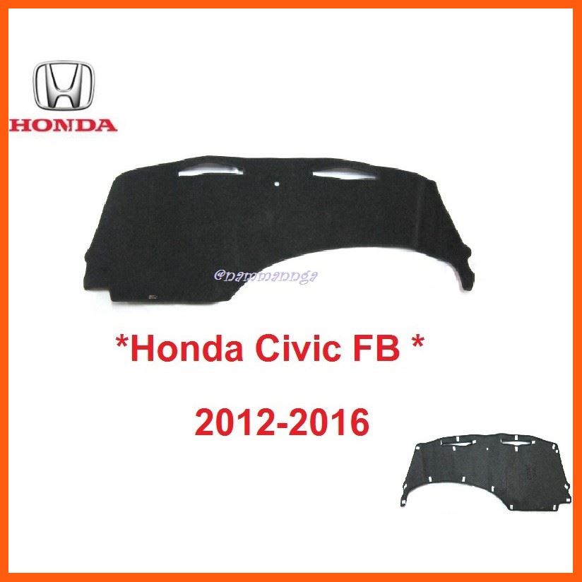 SALE พรมปูคอนโซลหน้ารถ Honda Civic FB 2012-2016 ฮอนด้า ซีวิค พรมปูแผงหน้าปัด #พรมหน้ารถ ยานยนต์ อุปกรณ์ภายในรถยนต์ พรมรถยนต์