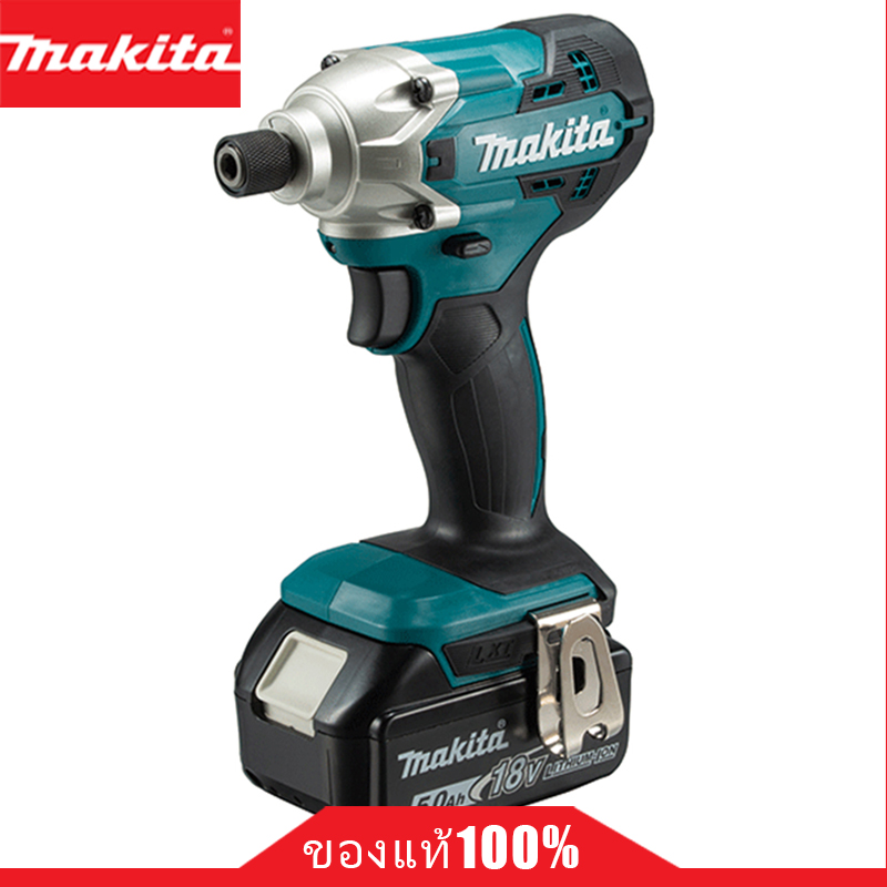 【ส่งฟรี. ส่งแล้ววันนี้ ของแท้100%】Makita DTD156 ไขควงกระแทกไร้สาย 18V แบตเตอรี่ลิเธียมไขควงครัวเรือนไขควง 3000 IPM 2500 RPM 155 N·m แรงบิดสูงสุด