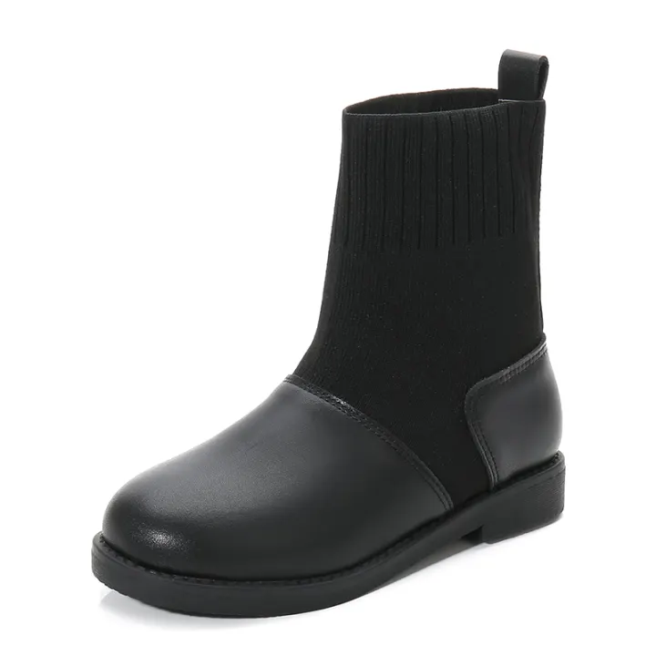 flat bottom boots