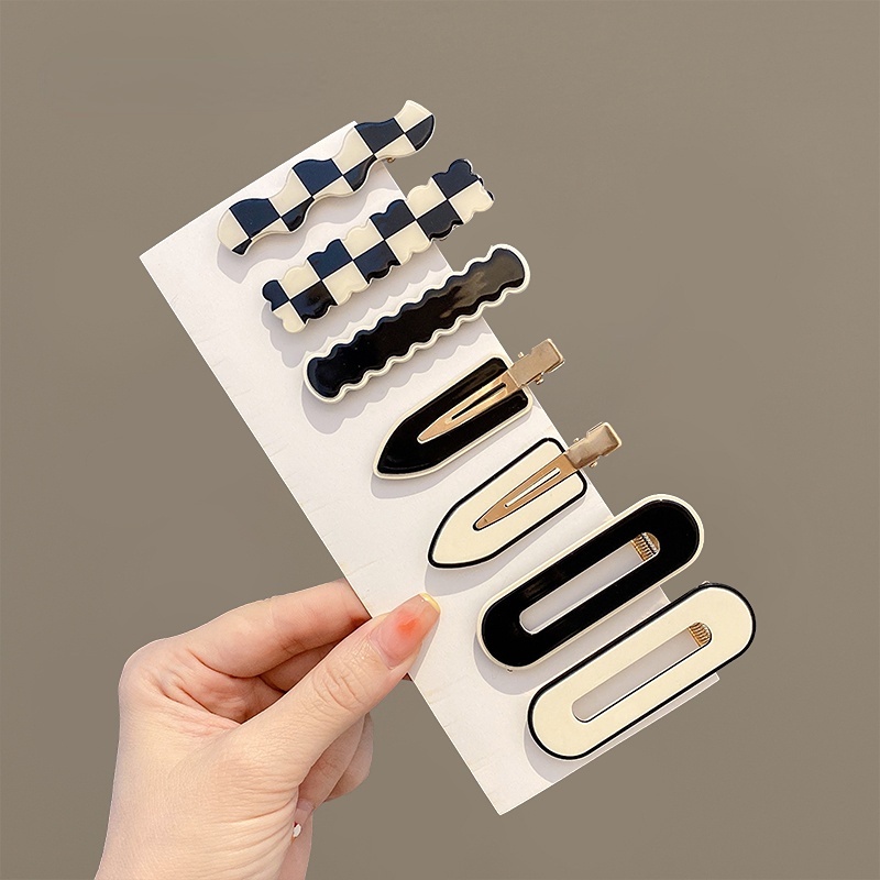 【ZEVER】Kẹp tóc nữ thời trang phong cách Hàn Quốc đơn giản dễ thương