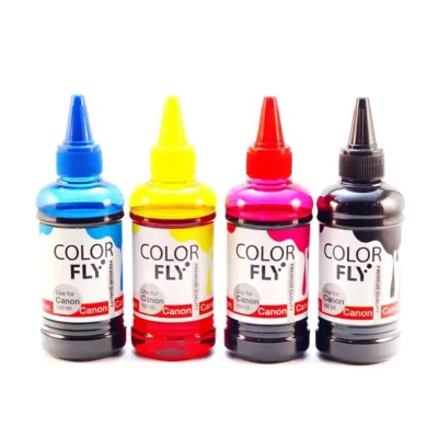 Canon Ink refill Color Fly 100ml. 4 colors, 4 bottle good quality. Great colors.