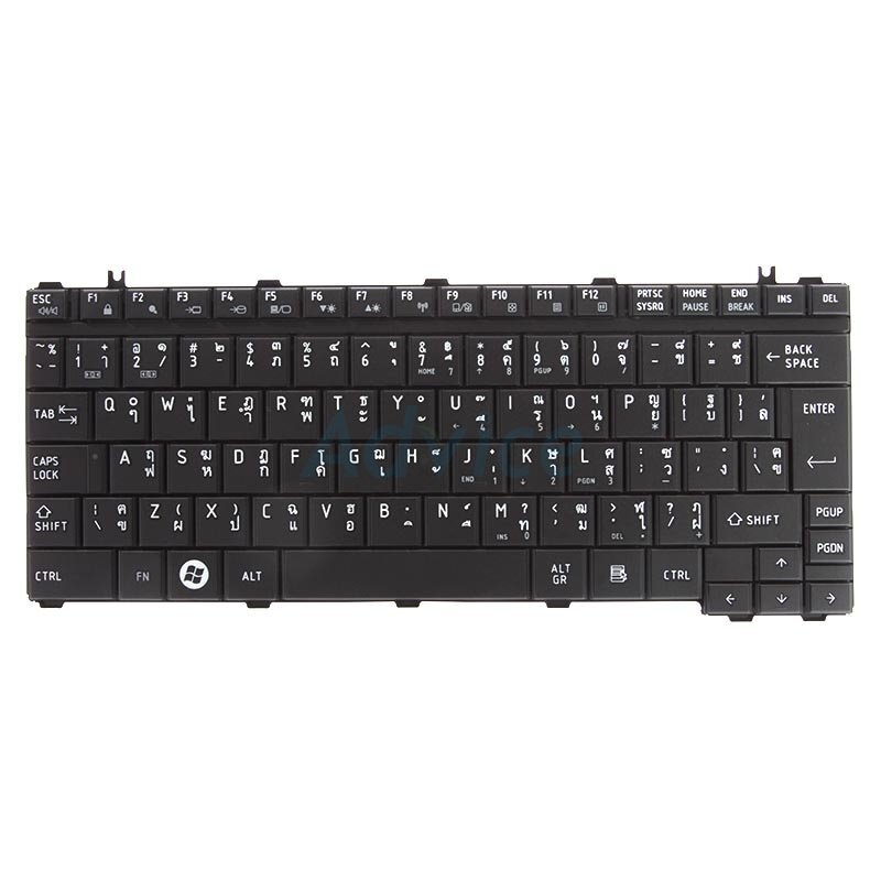 Keyboard TOSHIBA M900 (Black) 'SkyHorse' (สกรีนไทย-อังกฤษ)