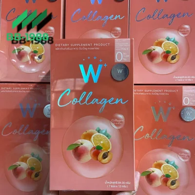 Wink white W Collagen คอลลาเจน ( 1 กล่องมี7ซองของแท้แท้💯%) วิงค์ไวท์คอลลาเจนไดเปปไทด์ ดูดซึมไวกว่าคอลลาเจนทั่วไป
