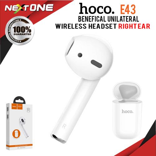 Hoco หูฟังบลูทูธไร้สายข้างเดียง รุ่น E43 หูฟัง Bluetooth ข้างเดียวพร้อมกล่องชาร์จ ใช้ได้กับมือถือทุกรุ่น ของแท้100% Nextone