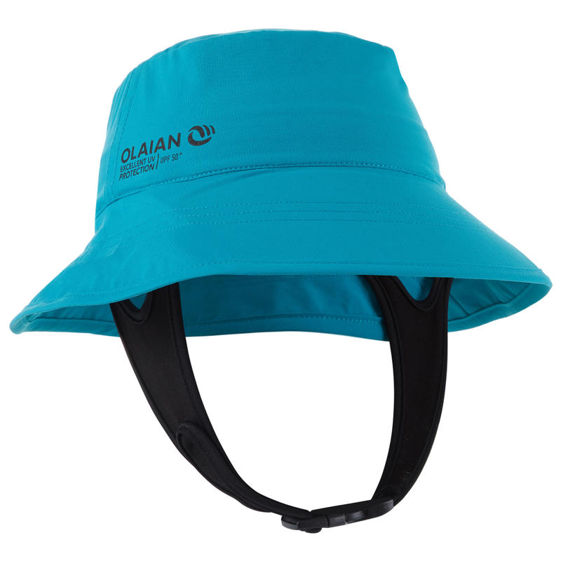 หมวกโต้คลื่นป้องกันรังสียูวีสำหรับเด็ก (สีฟ้า)