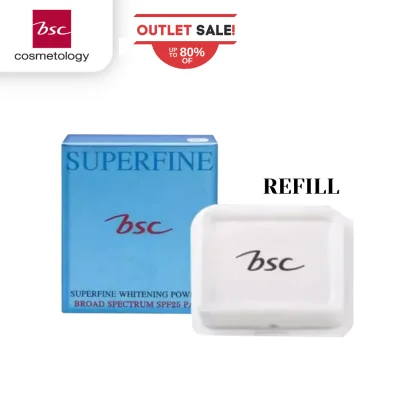 [Outlet] (รีฟิล) BSC SUPERFINE WHITENING POWDER SPF25 PA++ 10g