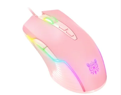 Onikuma Sakura Pink Gaming Mouse เมาส์เกมมิ่ง