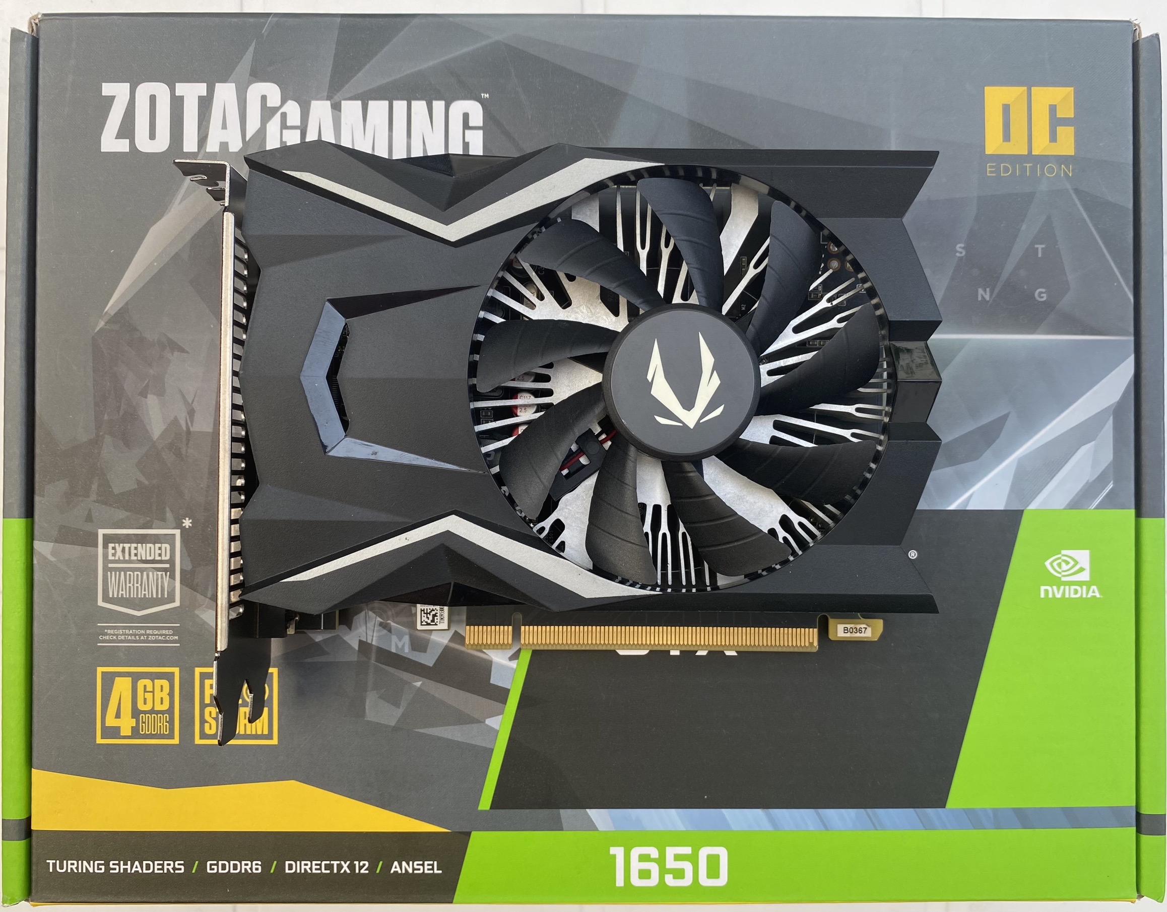 Zotac Nvidia Geforce Gtx 1650 4g Gddr5 4gb Gddr6 Zotac Gtx 1650 Oc