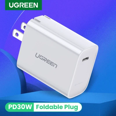 UGREEN 30/36W Type C Charger หัวชาร์จ PD Charger for iPad Pro, for iPhone 13/ 13 Pro/ 13 pro max/ 13 mini /iPhone 12/ 12 Pro/ 12 pro max/ 12 mini /iPhone 11, 11 Pro MAX, 11 Pro, iPhone 8, X, XS/XS MAX/11/XR, SAMSUNG S10+/Note 10
