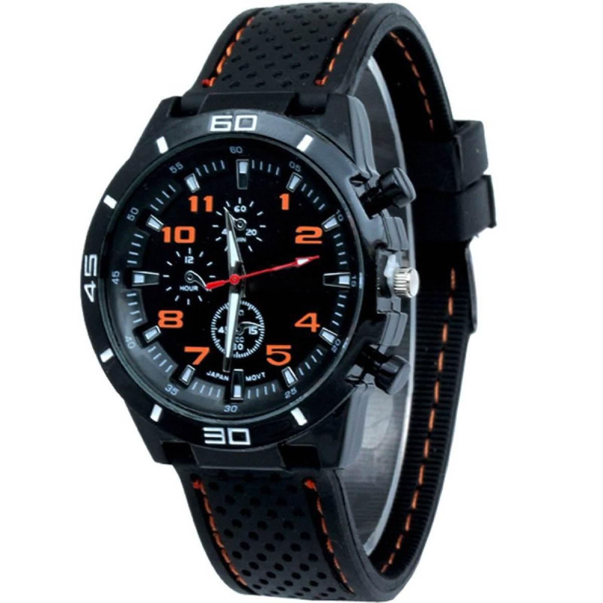 นาฬิกาสปอร์ตผู้ชาย อะนาล็อก ควอตซ์ แฟชั่น นาฬิกาอิเล็กทรอนิกส์ชาย Quartz-Watch Dual Display LED