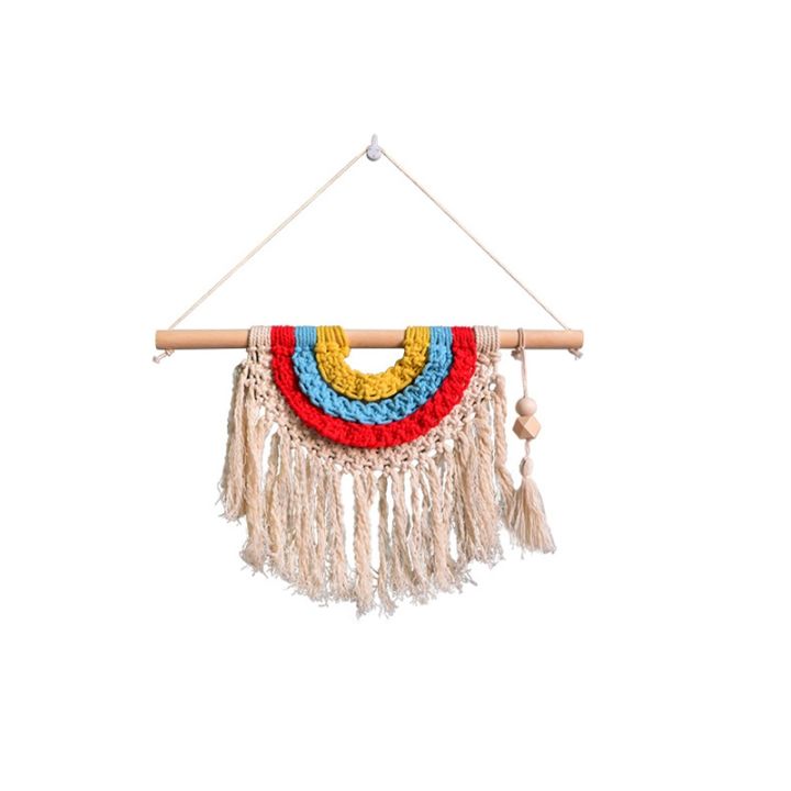 fringe tapestry wall hanging