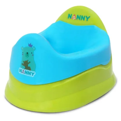 ลดแรง กระโถนเด็ก รุ่น N472 Duo Baby Potty ถอดล้างได้ รุ่น N472 (มีให้เลือก 3 สี Micro) ป้องกันแบคทีเรีย ยี่ห้อ NANNY