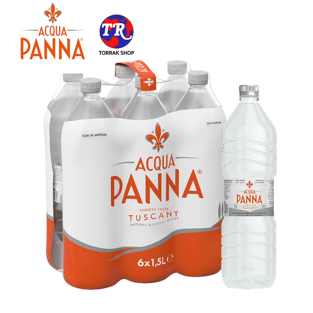 Acqua Panna Mineral Water อควาปานน่า น้ำแร่ธรรมชาติ จากเทือกเขา แอเพนนาย ขนาด 1500ml x 6 bottles