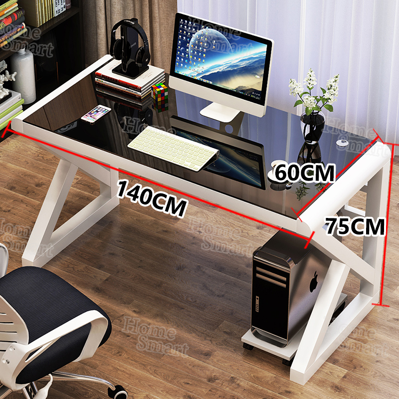 โต๊ะทำการบ้าน โต๊ะทำงาน โต๊ะทำงานโครงเหล็ก โต๊ะทำงานเหล็ก โต๊ะวางคอมพิวเตอร์ วัสดุทำจากโครงเหล็ก ขนาดหน้าโต๊ะ 120x60x75CM รับนำหนักได้300KG