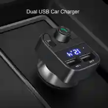 ภาพขนาดย่อของภาพหน้าปกสินค้าส่งจากไทย X8 Dual USB Car Charger เครื่องเล่น MP3 FM Transmitter บลูทูธติดรถยนต์ จากร้าน 189 Shop บน Lazada ภาพที่ 3