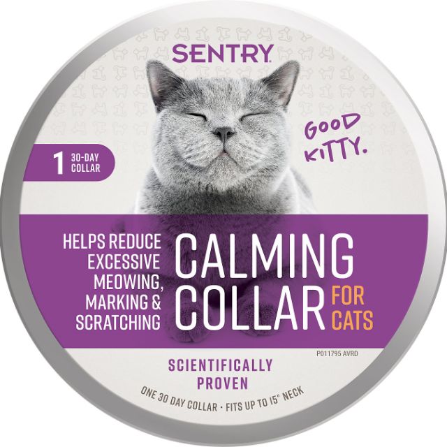🔥ขายดีอันดับที่1  Amazon USA ลดภาวะแมวหมาเครียด แมวติดสัตว์ Cat Calming Collar Sentry HC Good Behavior Pheromone Cat