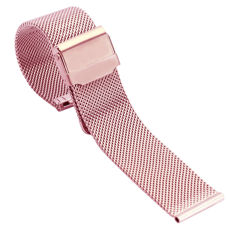 代用dw浪琴卡西欧手表带 华为gt2 Pro替换米兰尼斯网带编织手表链