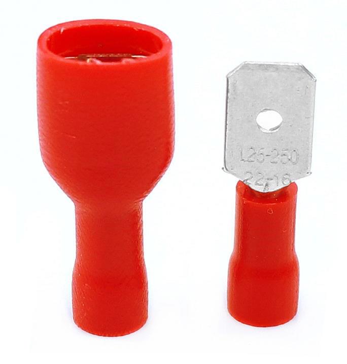 FDFD1.25 250x50 MDD1.25 250x50 Red Male Female male electric wire