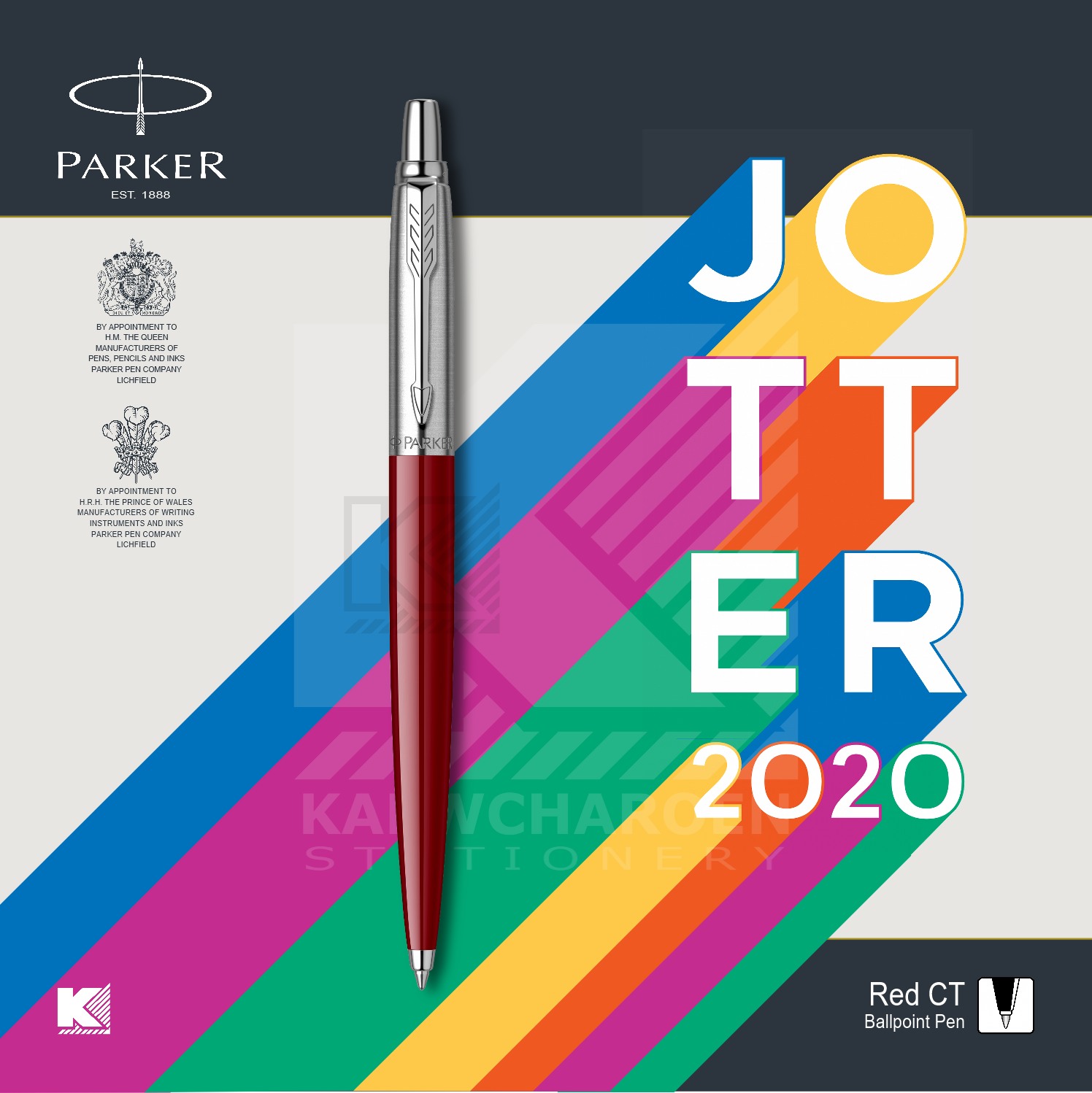 ปากกาลูกลื่น Parker Jotter Originals Series 2020 สี แดง สี แดง