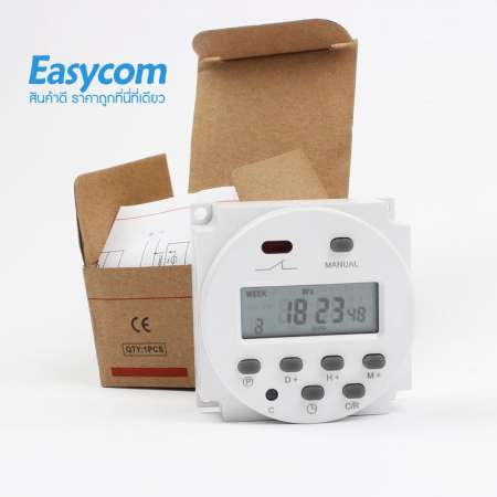 ตั้งเวลาเปิด ปิด อัตโนมัติ Dolity CN101 AC 220V 16A Digital LCD Power Programmable Timer Time Switch Relay