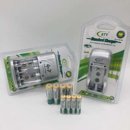 BTY ถ่านชาร์จ AA 3000 mAh NIMH Rechargeable Battery (4 ก้อน)