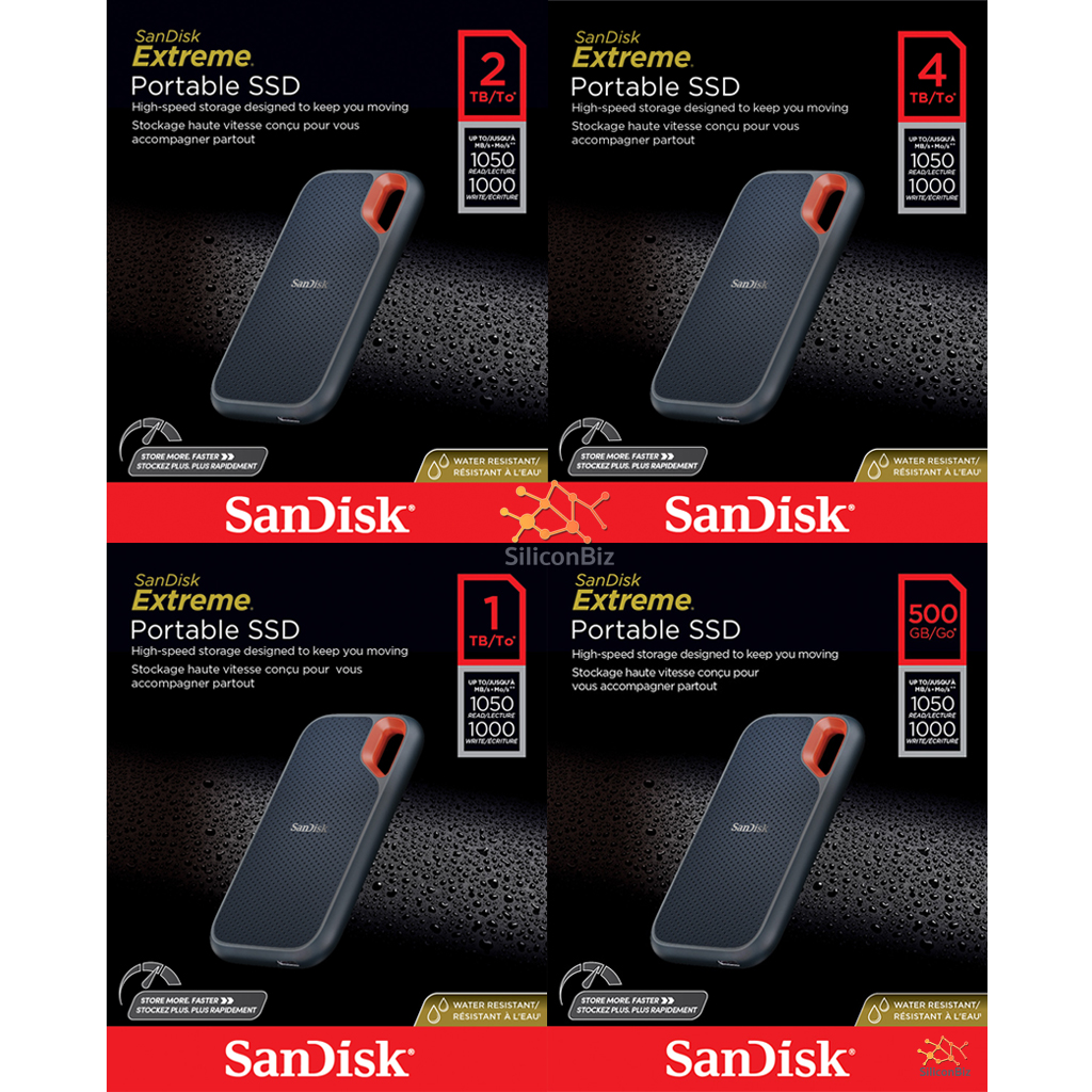 Sandisk Extreme Portable SSD 500GB SDSSDE61 Version 2 NEODIGITAL 