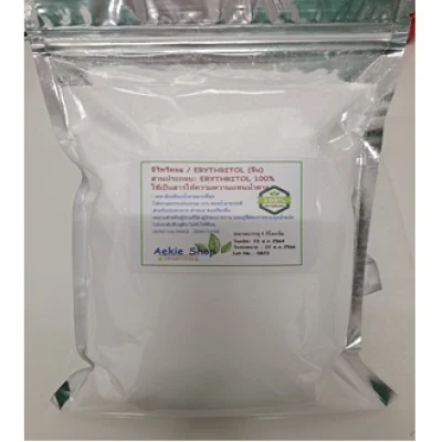 คีโต น้ำตาลอิริทริทอล / Erythritol (China) สารให้ความหวาน ขนาด 1 kg.