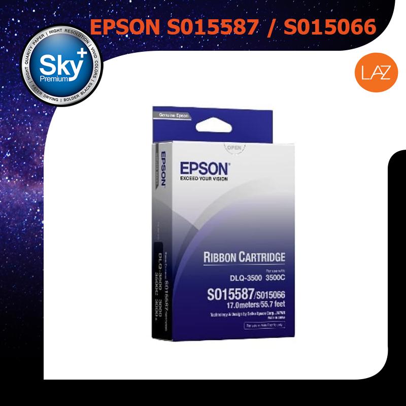 Epson S015587 / S015066 Dot Matrix Printer Ribbon for DLQ-3000 / 3000+ / 3500