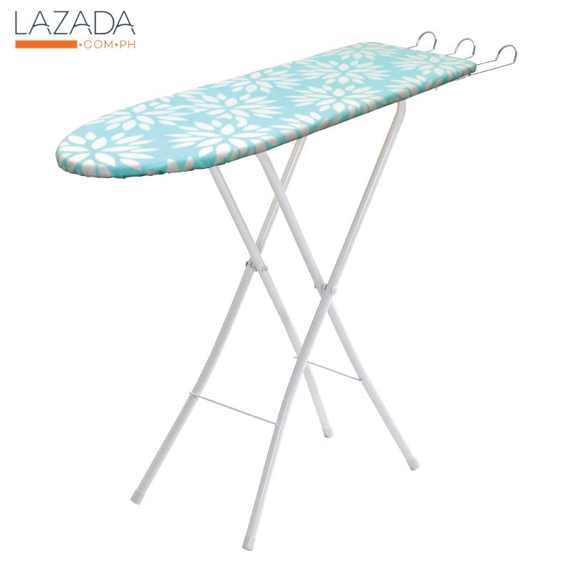 โต๊ะรีดผ้า ปรับ 6 ระดับ KASSA HOME รุ่น KT-IB06-GD-BU ขนาด 33 x 4 x 122 ซม. สีขาว - ฟ้า ส่งด่วนทุกวัน