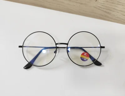 Fashion glasses frame glasses filter light blue color glasses frame filter light