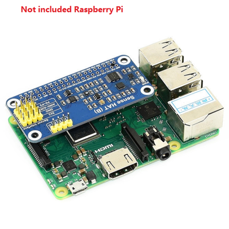 Sense Hat B For Raspberry Pi Onboard Multi Powerful Sensors Module Supports External Sensors 8627