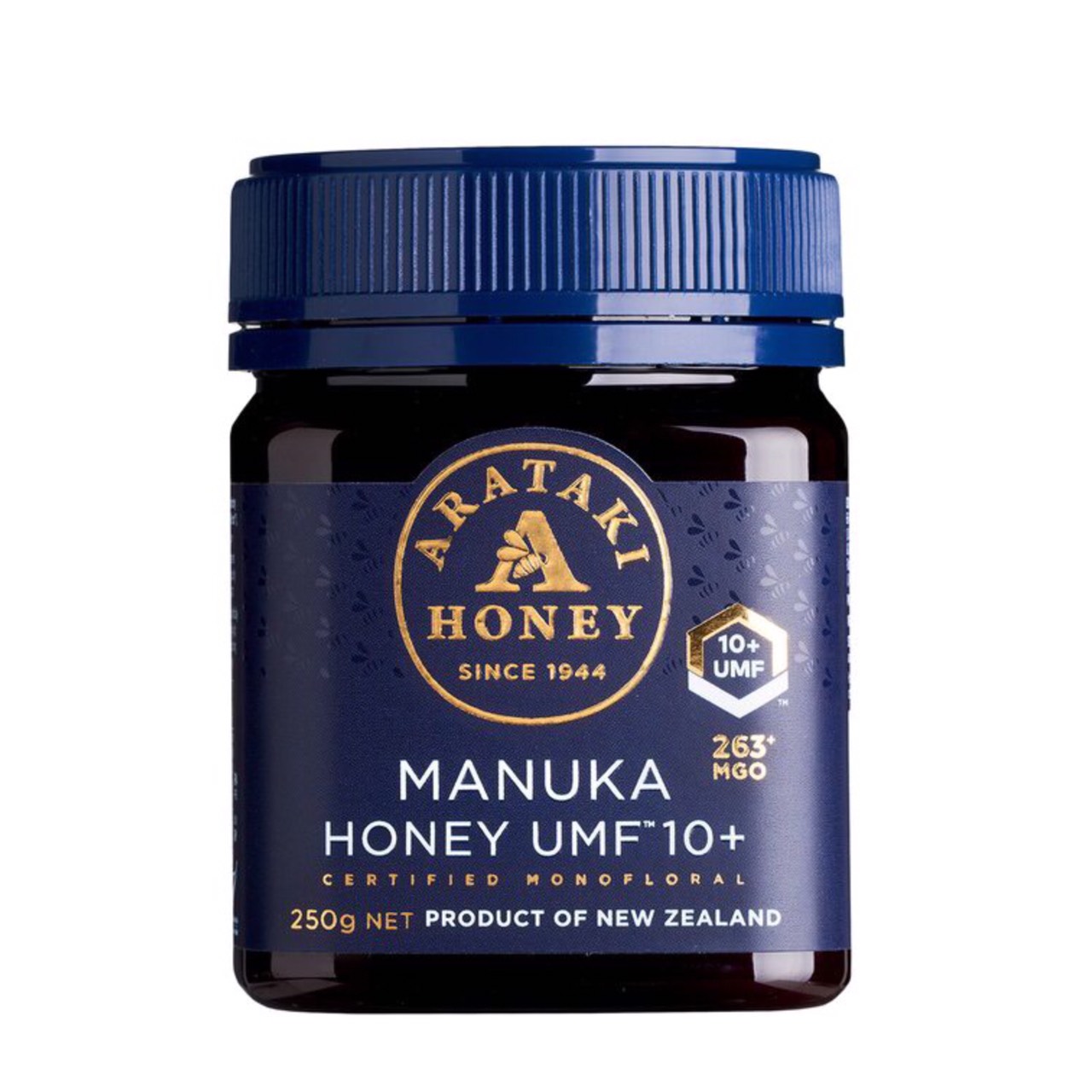 น้ำผึ้งมานูก้า Arataki Manuka Honey UMF10+ (MGO263+) 250g Product of ...