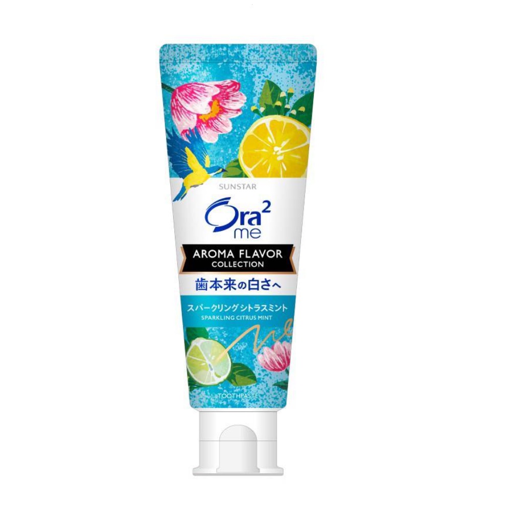 Ora2 Toothpaste Citrus Mint 130G โอราทูมี ยาสีฟันอโรมา สปาร์คลิ้ง ซิ ...