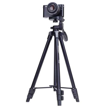 YUNTENG YT520 VCT520 ขาตั้งกล้อง ขาตั้งมือถือ 3 ขา (Black) 