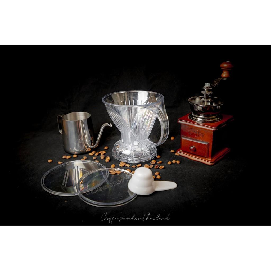 CLEVER COFFEE DRIPPER (ดริปเปอร์แบบ กักน้ำได้) มีคลิปเครื่องชงกาแฟ เครื่องชงน้ำ
เครื่องทำกาแฟ ที่ชงกาแฟ เครื่องทำกาแฟอัตโนมัติ เครื่องทำกาแฟแบบพกพา เยือกชกกาแฟ
ของแท้
