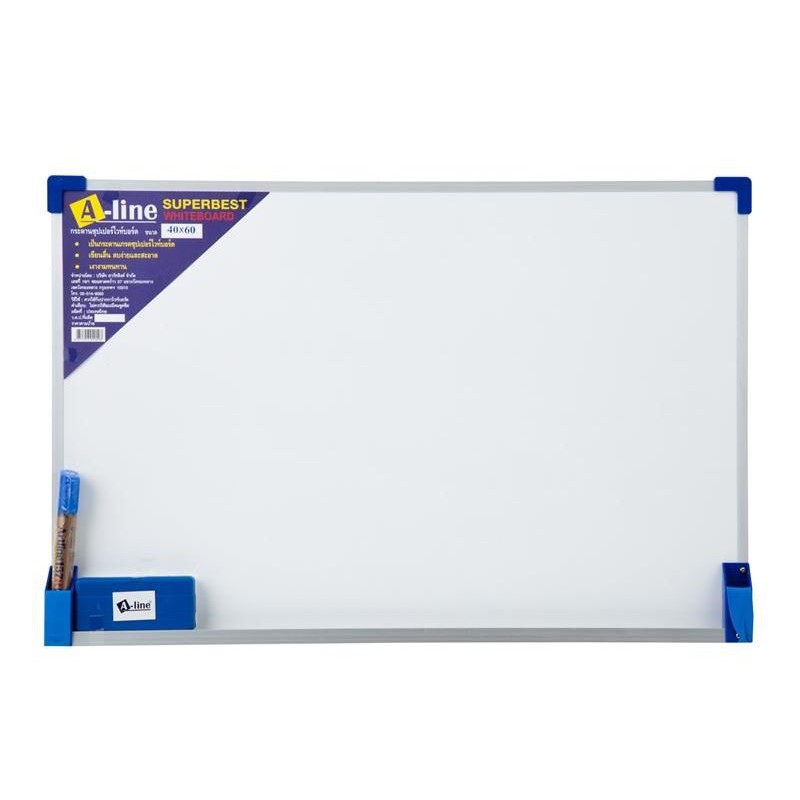 กระดานไวท์บอร์ด ขนาด 40X60 ซม. A-Line Whiteboard