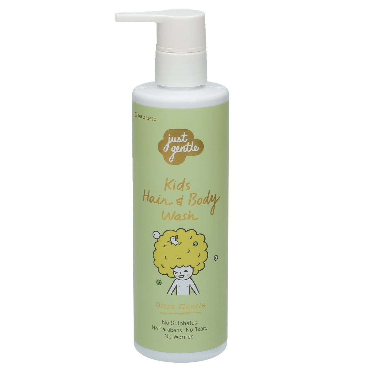 Just Gentle สบู่อาบน้ำและผมเด็ก กลิ่นแพร์เบอร์รี่ Kids Hair & Body Wash Pearberry Scent (200ml)