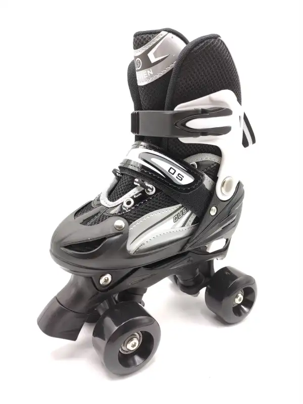 ภาพสินค้ารองเท้าสเก็ต (A0026) โรลเลอร์สเกต Rollerskate สำหรับเด็กหญิงและชาย รุ่น 4 ล้อ รางคู่ ปรับขนาดไซร์ได้ มี size S M L จากร้าน Chenchen8533 บน Lazada ภาพที่ 2